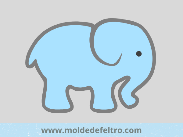 Molde Elefante - Veja como fazer