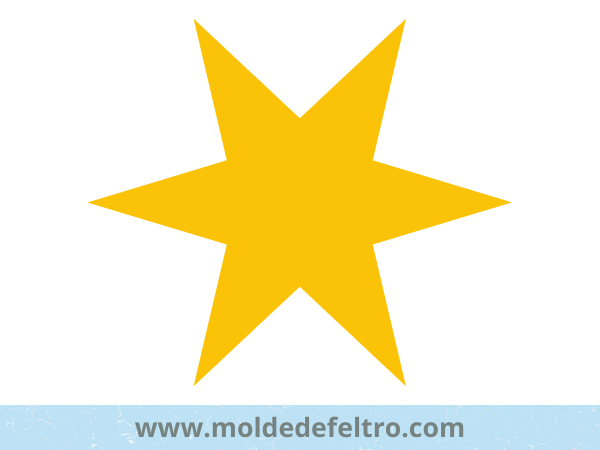 molde de estrela