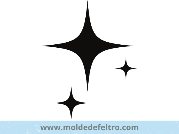 molde de estrela