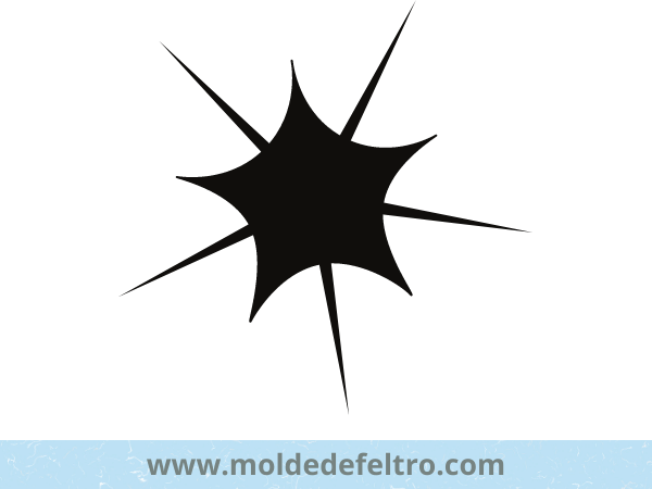 molde de estrela