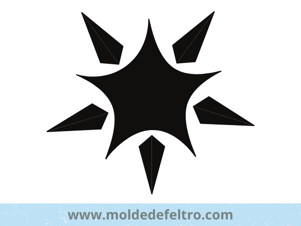 molde de estrela