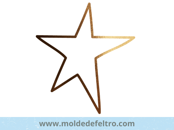 molde de estrela