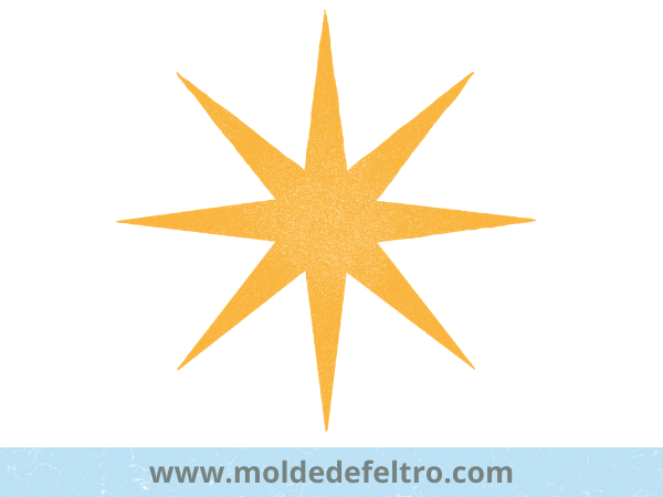 molde de estrela