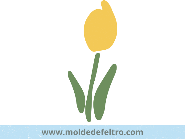 molde de flor para feltro