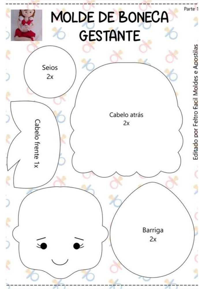 Boneca gravida com molde para feltro como faço, trabalhos manuais passo a  passo, técnicas de criatividade, coisas legais para fazer, Jogos, Blog,  moda, escola…