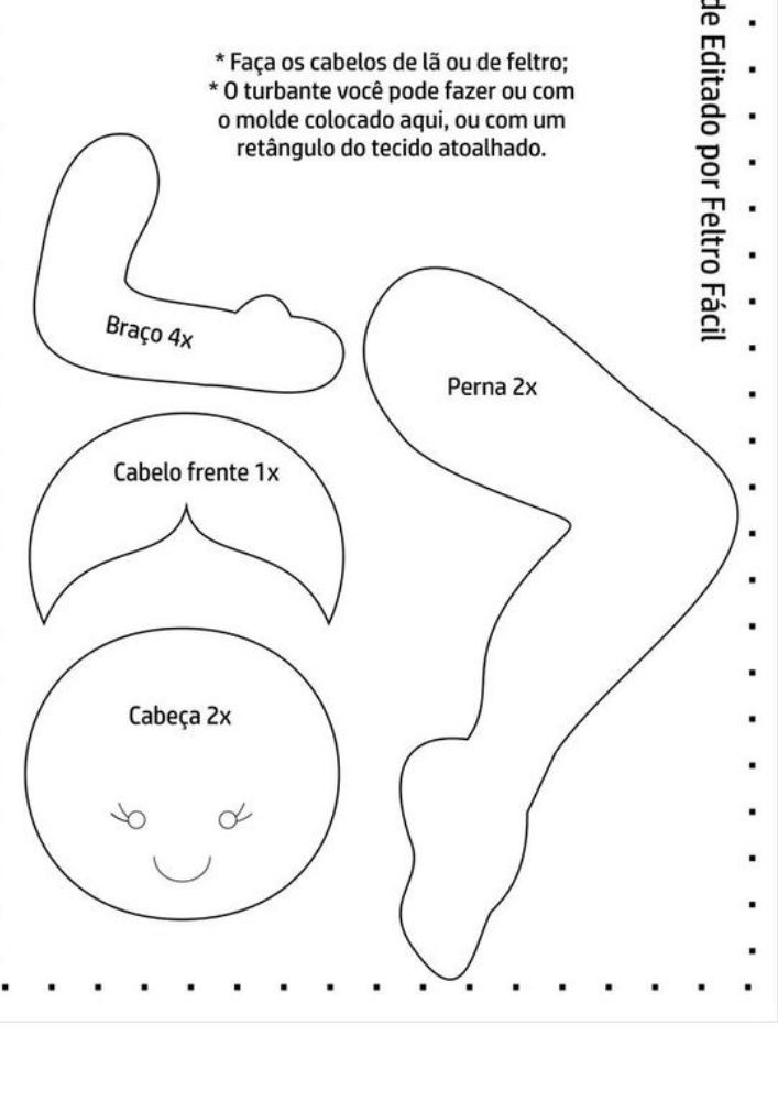 Moldes de Menina em Oração