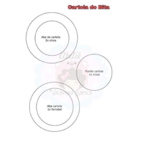 Molde de cartola para imprimir - Modelos para usar